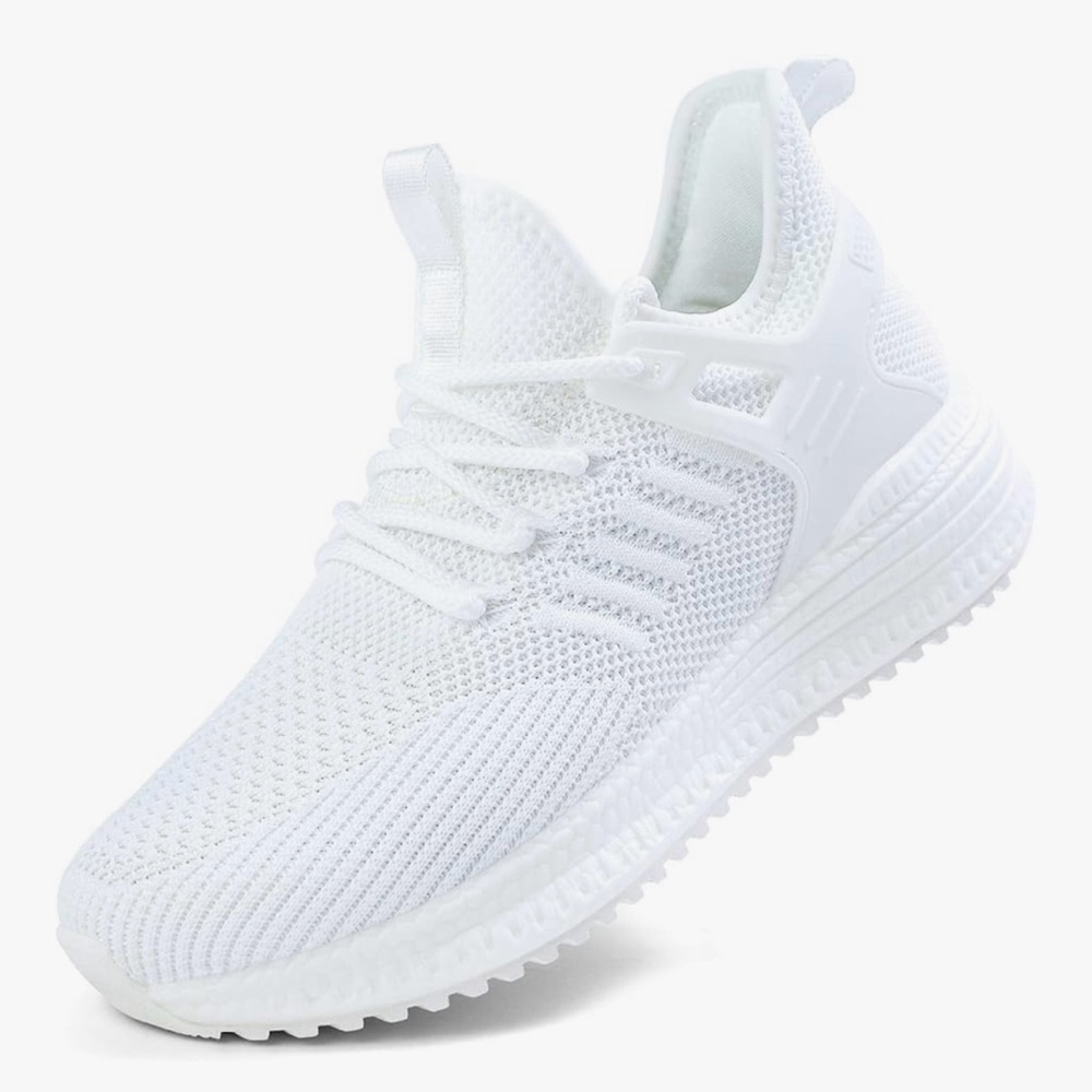 Women’s White Athletic Sneakers, size 7.5